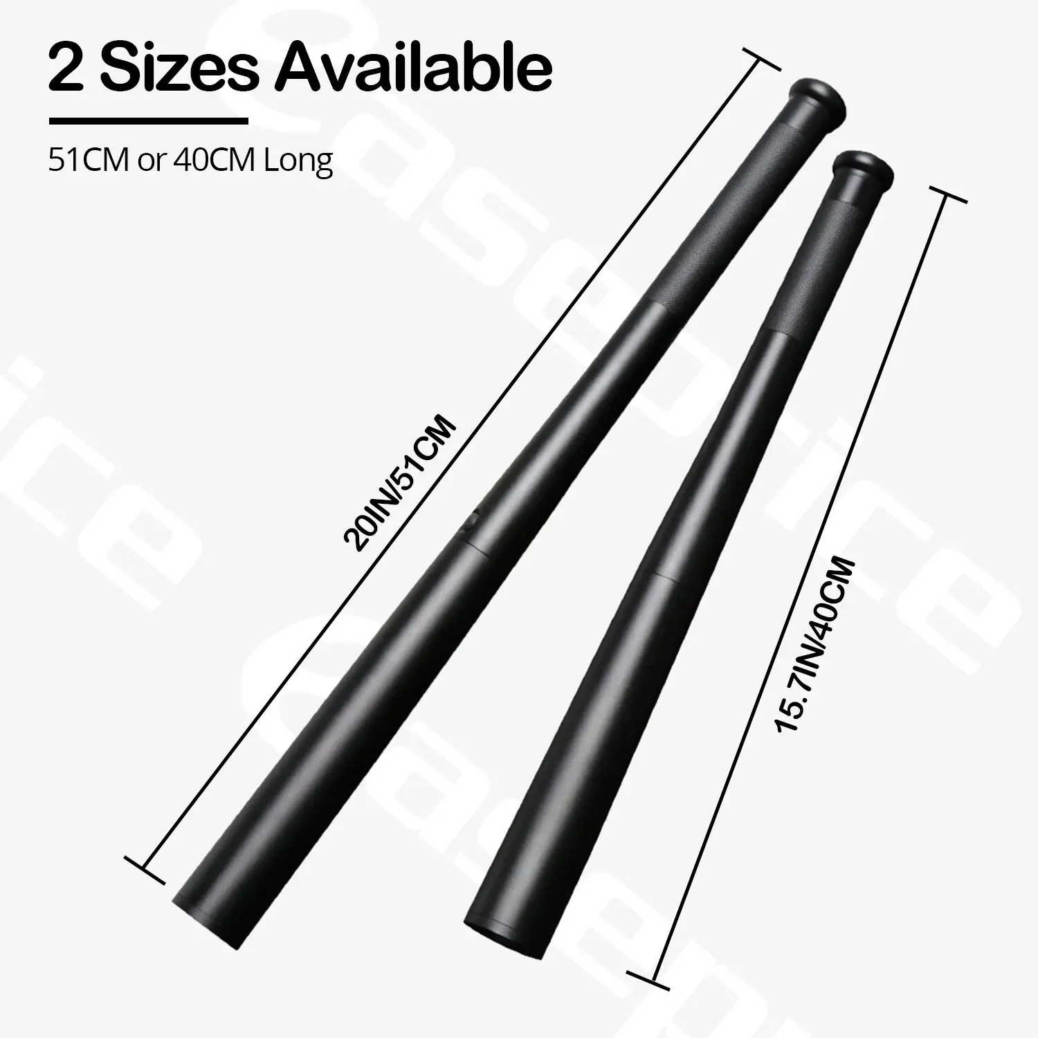 Baseball Bat with LED Flashlight for Car Outdoor - Image 3