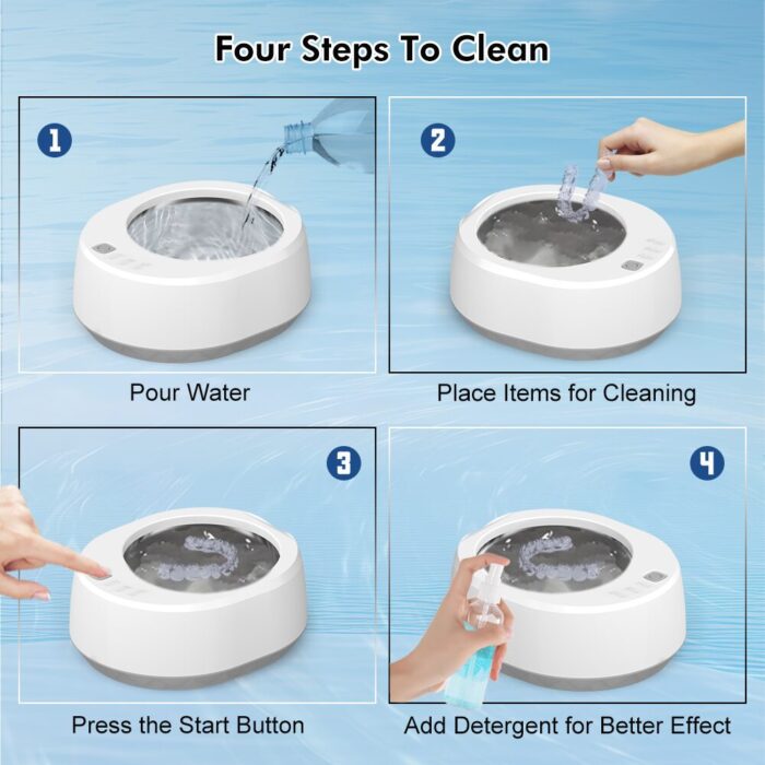 2024 Upgraded Dental Pod Ultrasonic Cleaner - Image 3