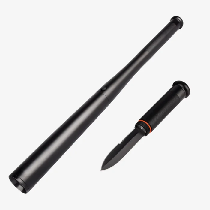baseball bat with led flashlight for car/outdoor