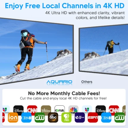Home aquario digital tv antenna for local channels