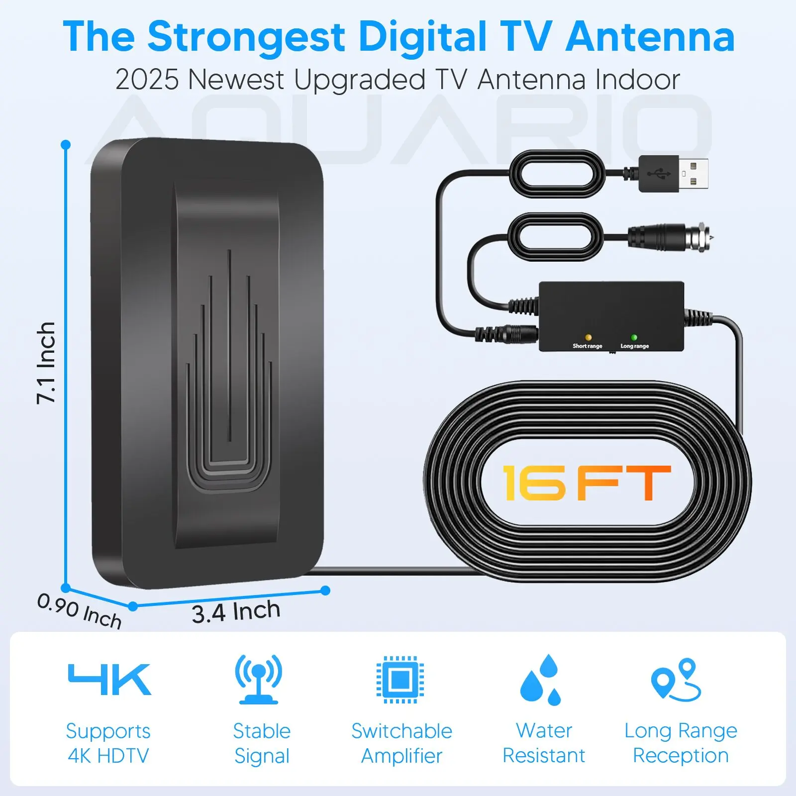 aquario digital tv antenna for local channels aquario digital tv antenna for local channels