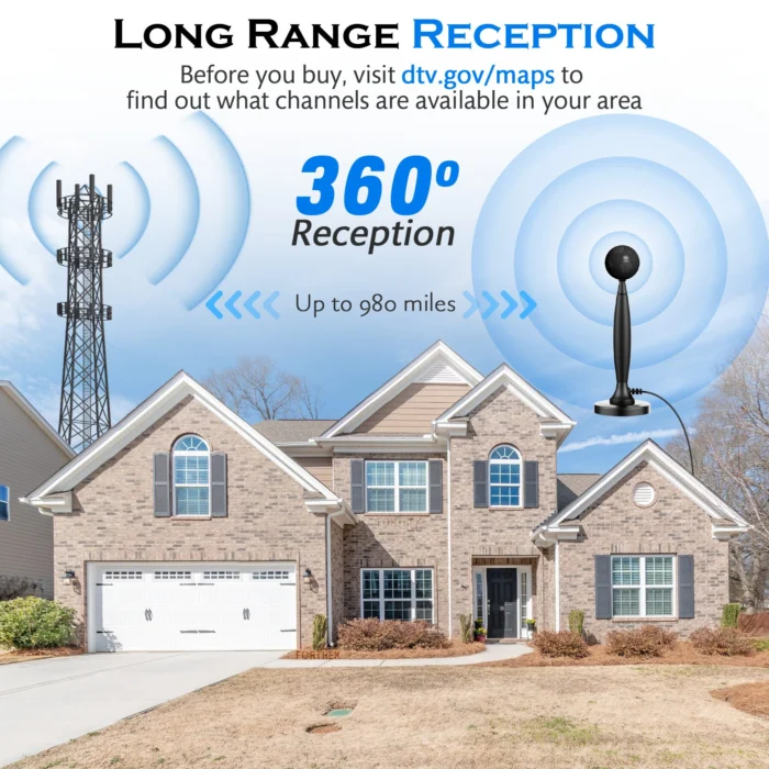 2024 hd digital tv antenna indoor outdoor