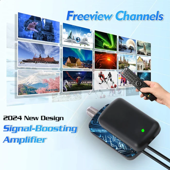 amplified hd digital tv antenna with signal booster