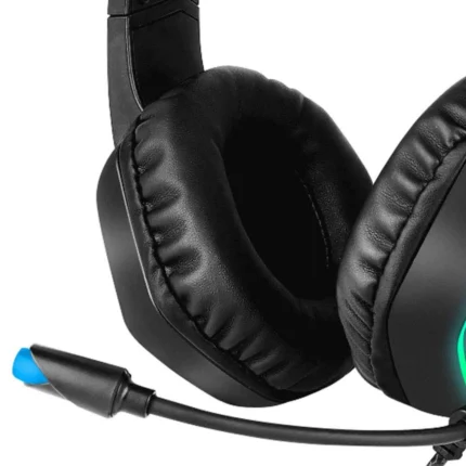 fortrek blackfire rgb gaming headset black