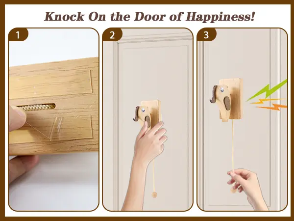 creative woodpecker door knocker